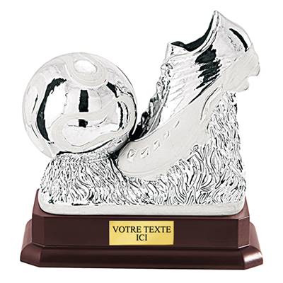 Trophée foot céramique 20x21cm - 9338