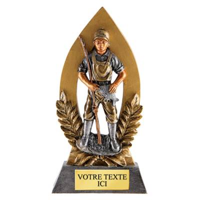 Trophée pêche résine 21cm - RS583