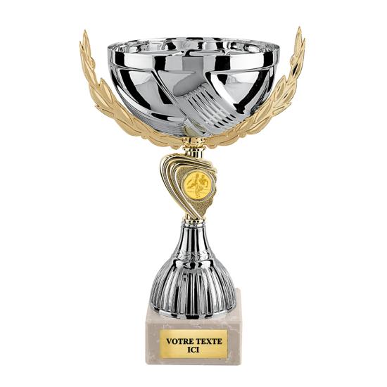 Coupe or argent avec anses <br>3 taille disponibles