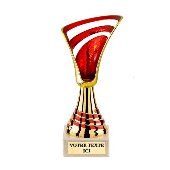 Mini coupe or rouge <br> 3 tailles disponibles