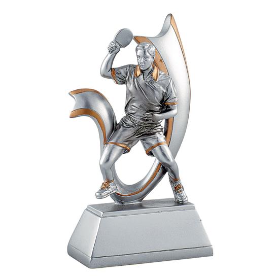 Trophée tennis de table résine 15cm - RS1717