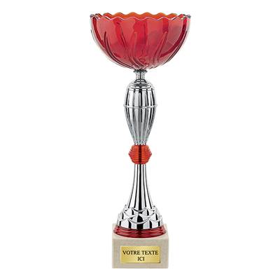 Coupe bol verre rouge - 3256C