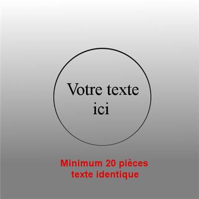 Etiquette Rond TP