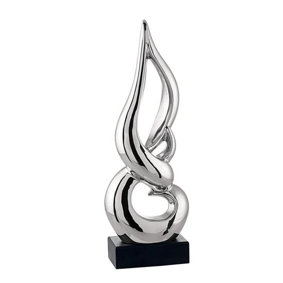 Trophée design céramique 39cm