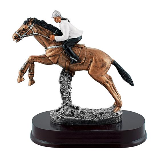 Trophée équitation résine 24cm - RS0780