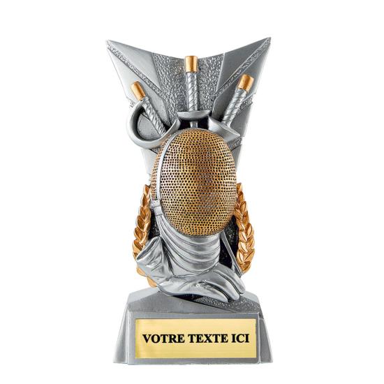 Trophée escrime résine 19cm