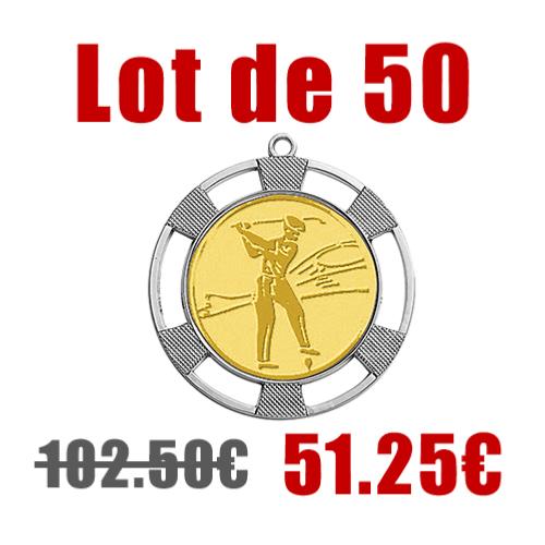 Médaille Ø70mm lot 50 - M756Tlot