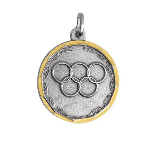 Médaille anneaux laiton Ø32mm
