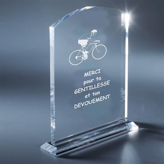 Trophée Plexiglas Personnalisable 20cm - PL048A