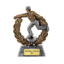 Trophée pétanque résine 14cm - RS0263