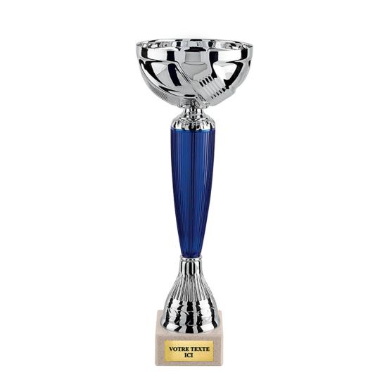 Coupe argent bleu