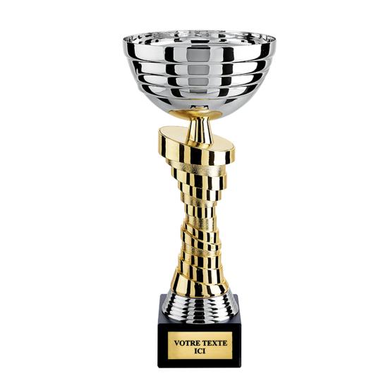 Coupe or argent 27cm