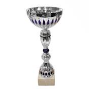 Coupe argent bleu 40cm - TDF20B