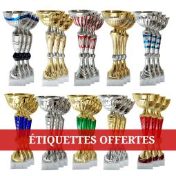 Lot de 30 coupes 