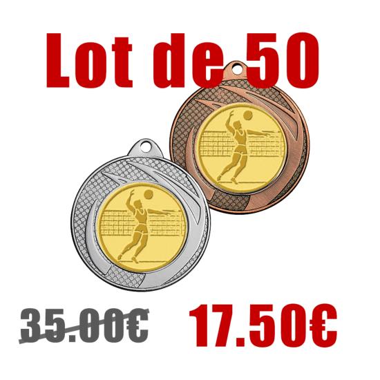 Médaille Ø40mm lot 50