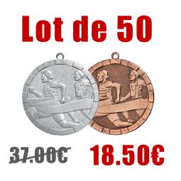 Médaille Course à pied Ø50mm lot 50