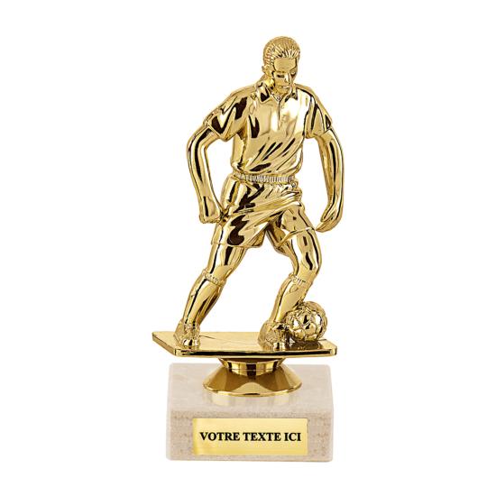 Trophée foot plastique 13 cm