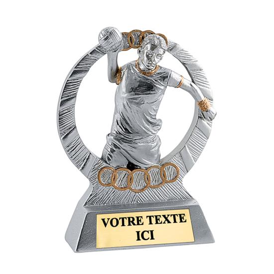 Trophée handball résine 11cm - RS2549