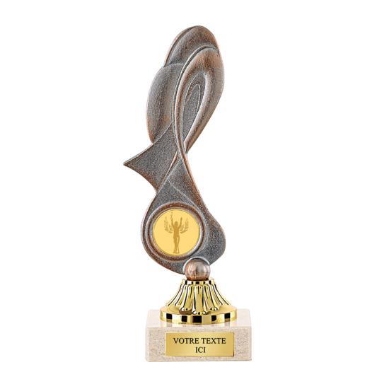Trophée métal discipline au choix<br>3 tailles disponibles