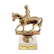 Trophée équitation plastique 14cm - FST1051