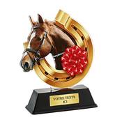 Trophée équitation plexiglas 16cm - PN025