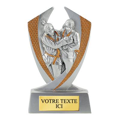 Trophée judo femme résine - RS2716