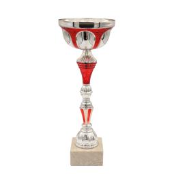 Coupe argent rouge 38cm