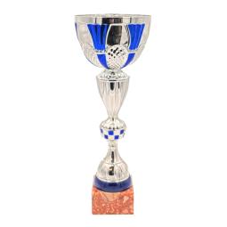 Coupe argent bleu 42cm