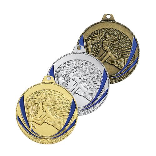 Médaille frappée bicolore victoire Ø50mm - M255Z