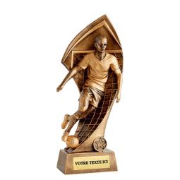 Trophée football résine <br> 2 tailles disponibles