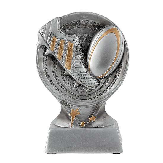 Trophée rugby résine 13cm - RS2010