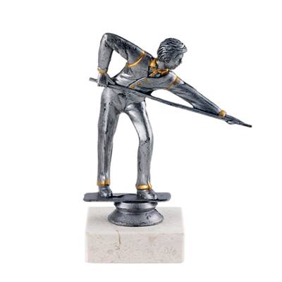 Trophée billard plastique 14cm - 5726