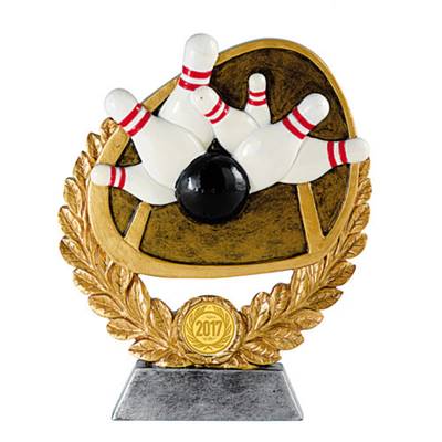 Trophée bowling résine - RS329B