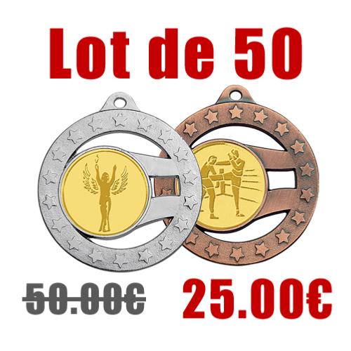 Médaille Ø50mm lot 50