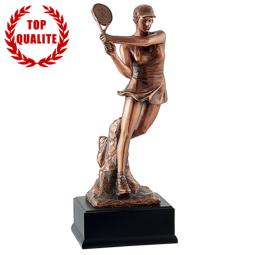 Trophée tennis femme luxe 43cm - RS3004