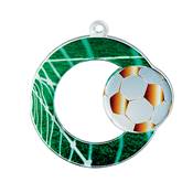 Mdaille football plexiglas 50mm - MAN05