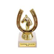 Trophée tête de cheval plastique 8cm - FST1052