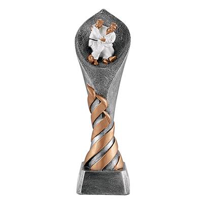 Trophée judo résine 24cm