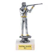 Trophée tir fusil plastique 15cm - 4753