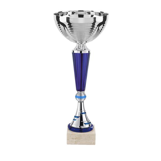 Coupe argent bleu 31cm