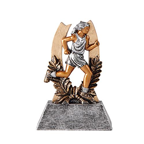 Trophée cross femme résine 12cm - RS472