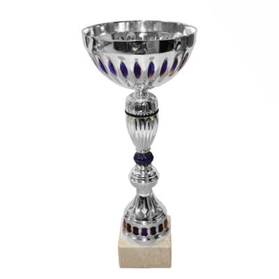 Coupe argent bleu 40cm - TDF20B