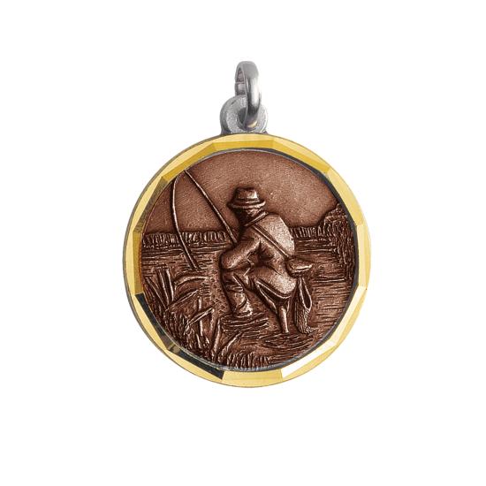 Médaille pêche Ø32mm
