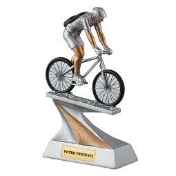 Trophée cyclisme résine 25cm