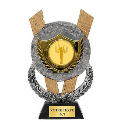 Trophée porte-centre résine 23cm - RS0972A