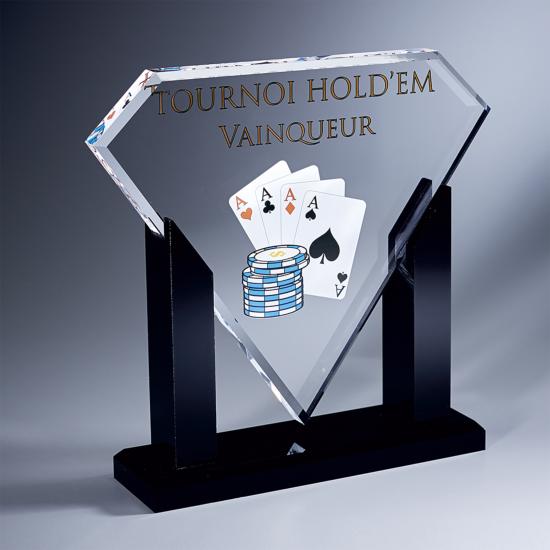 Trophée Plexiglas Personnalisable 20cm - PL071