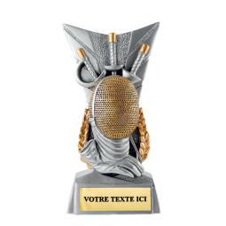 Trophée escrime résine 19cm