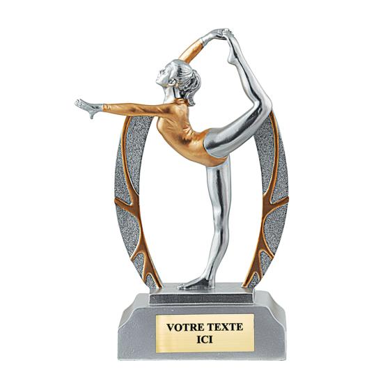 Trophée gymnastique résine 25cm - RS0459