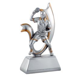 Trophée tennis de table femme résine 15cm
