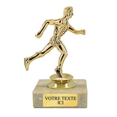 Trophée course homme plastique 11cm - FST1019